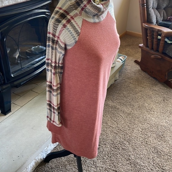 Perfect Peach Girls Turtleneck Dress Sz XL - Picture 3 of 7